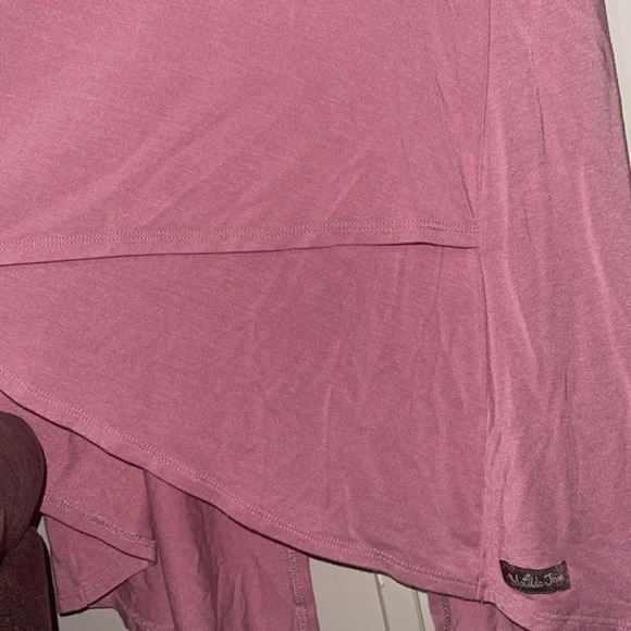 Matilda Jane Secret Garden Tunic Sleeveless Dusty Rose Split Back tank - Picture 10 of 11